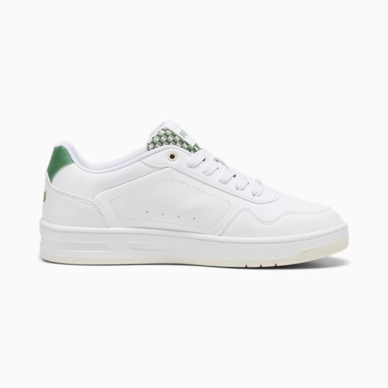 Puma | Women's Court Classy Blossom Sneakers - White-Archive Green