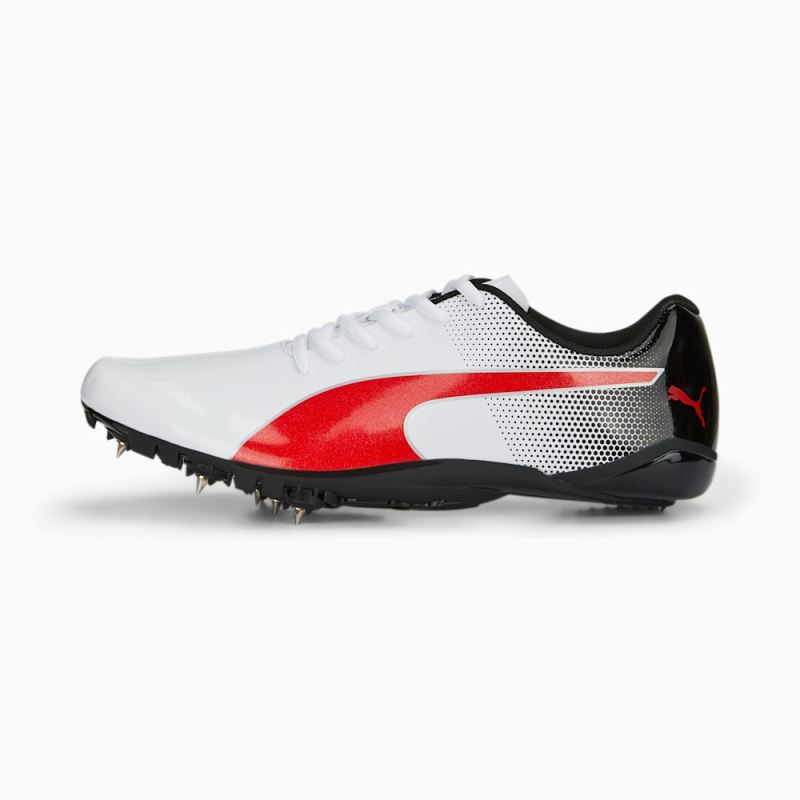 Puma | Men's evoSPEED Prep Sprint 3 Track Spikes - White-Black-Red