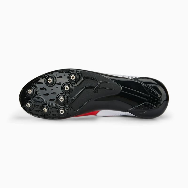 Puma | Men's evoSPEED Prep Sprint 3 Track Spikes - White-Black-Red