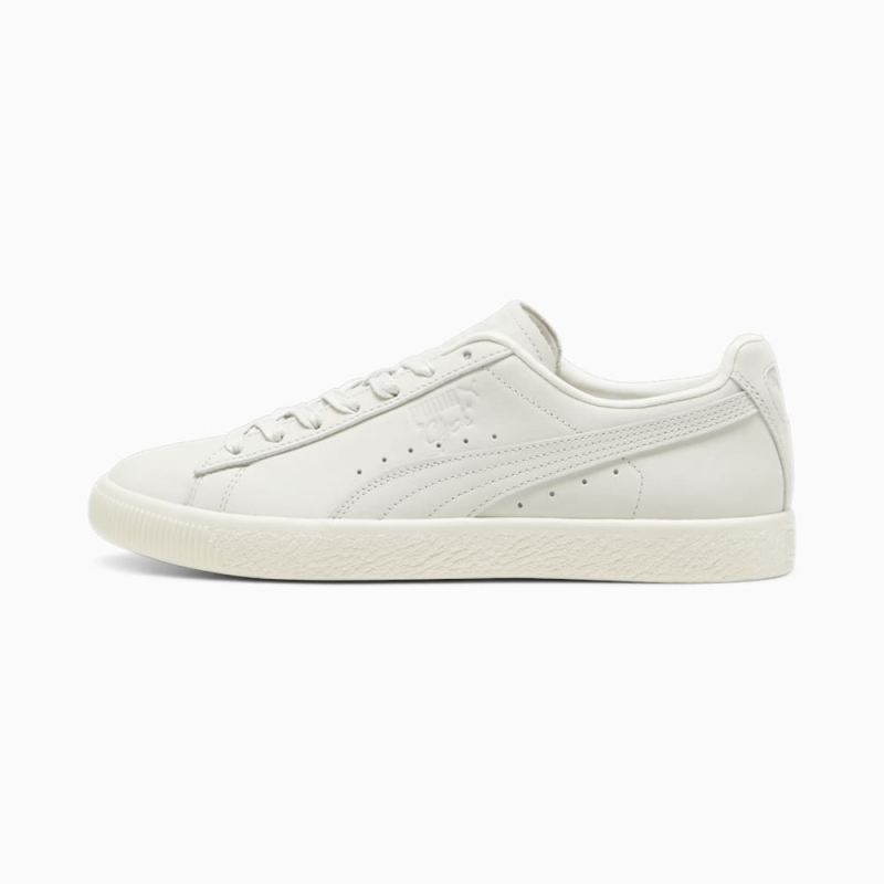 Puma | Women's Clyde OG Puma | Women's 75th Year Anniversary Celebration PRM Sneakers - Sedate Gray-Sedate Gray