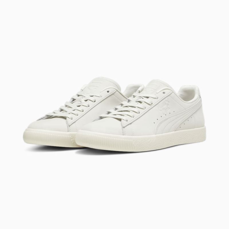 Puma | Women's Clyde OG Puma | Women's 75th Year Anniversary Celebration PRM Sneakers - Sedate Gray-Sedate Gray