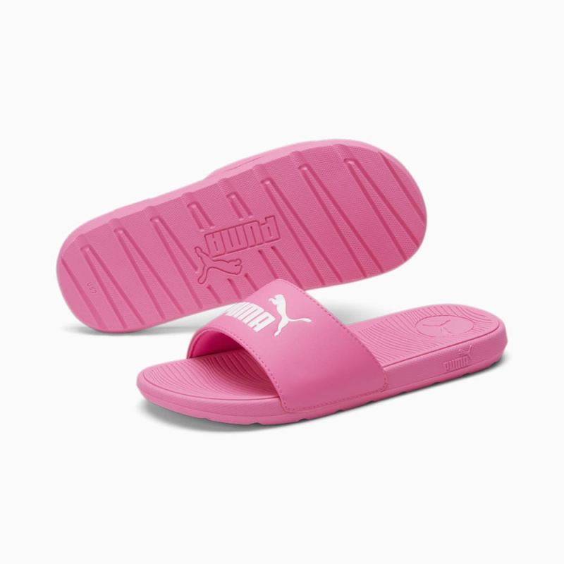 Puma | Women's Cool Cat 2.0 Slides - KNOCKOUT PINK-White