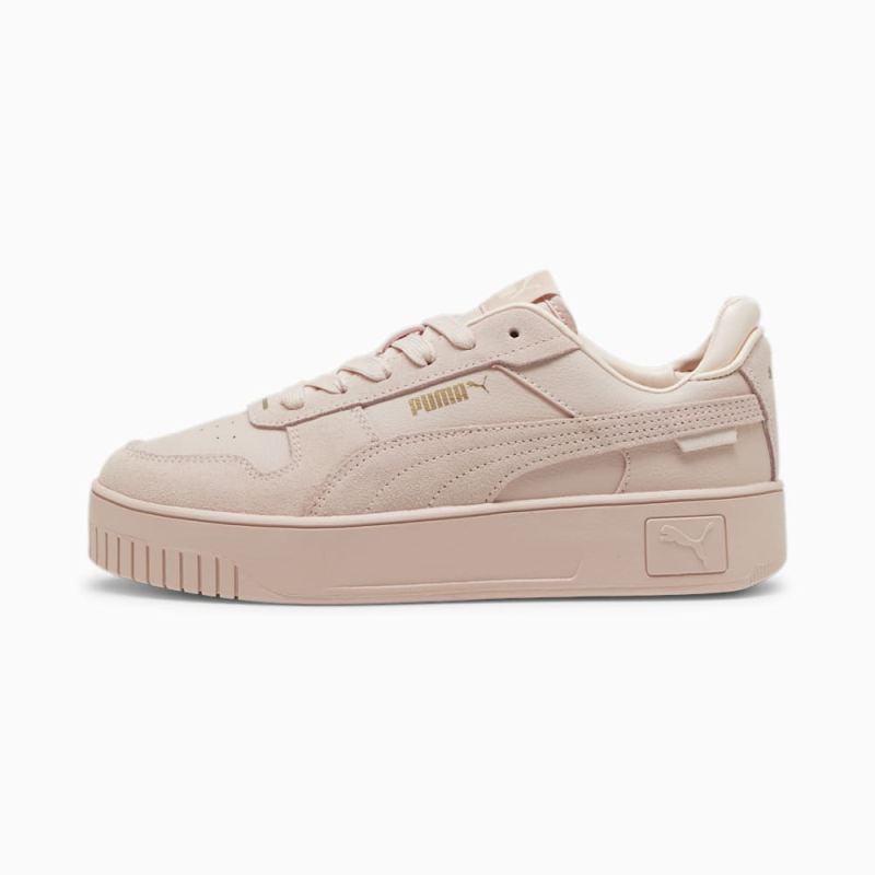 Puma | Women's Carina Street SD Sneakers - Rose Quartz-Rose Quartz-Gold