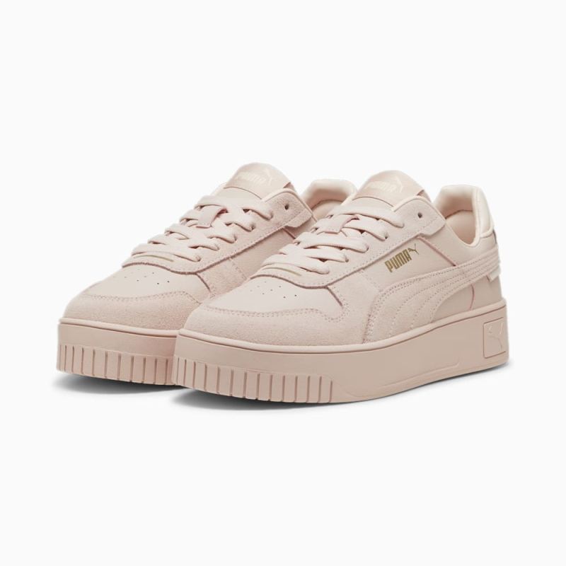 Puma | Women's Carina Street SD Sneakers - Rose Quartz-Rose Quartz-Gold