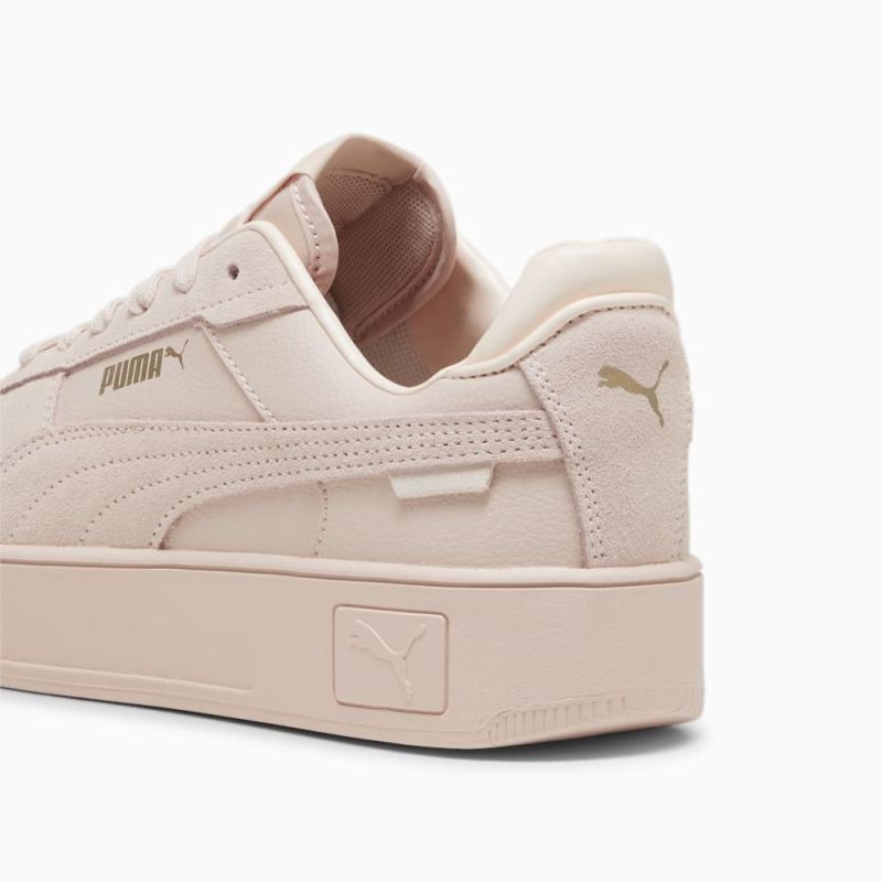 Puma | Women's Carina Street SD Sneakers - Rose Quartz-Rose Quartz-Gold