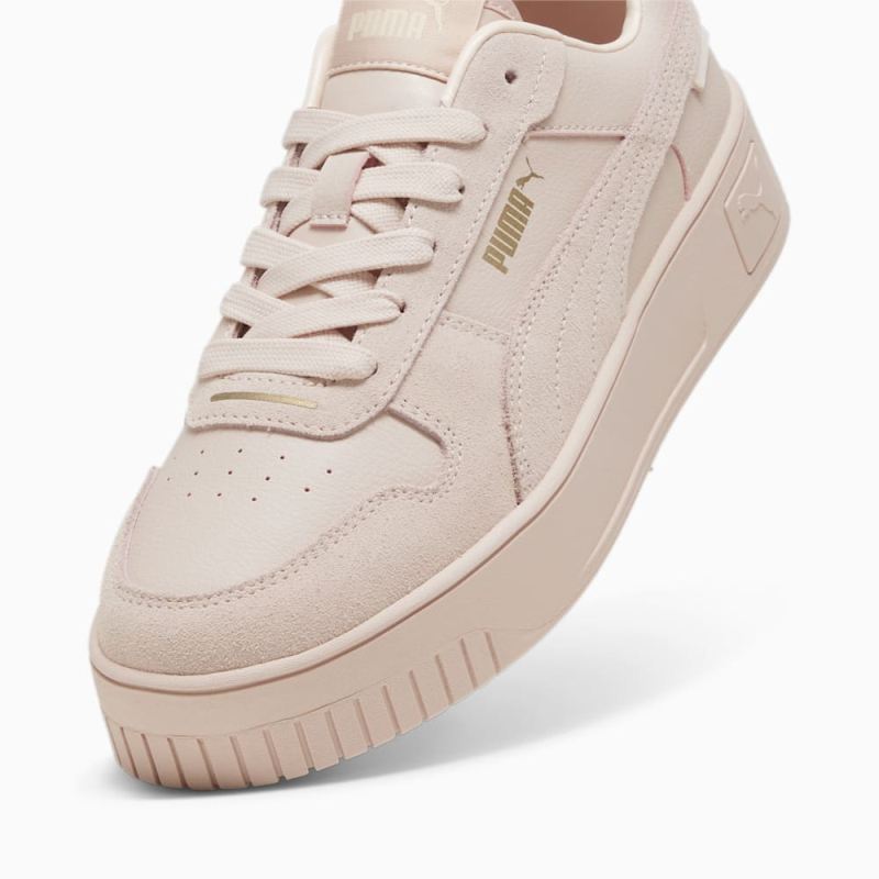 Puma | Women's Carina Street SD Sneakers - Rose Quartz-Rose Quartz-Gold