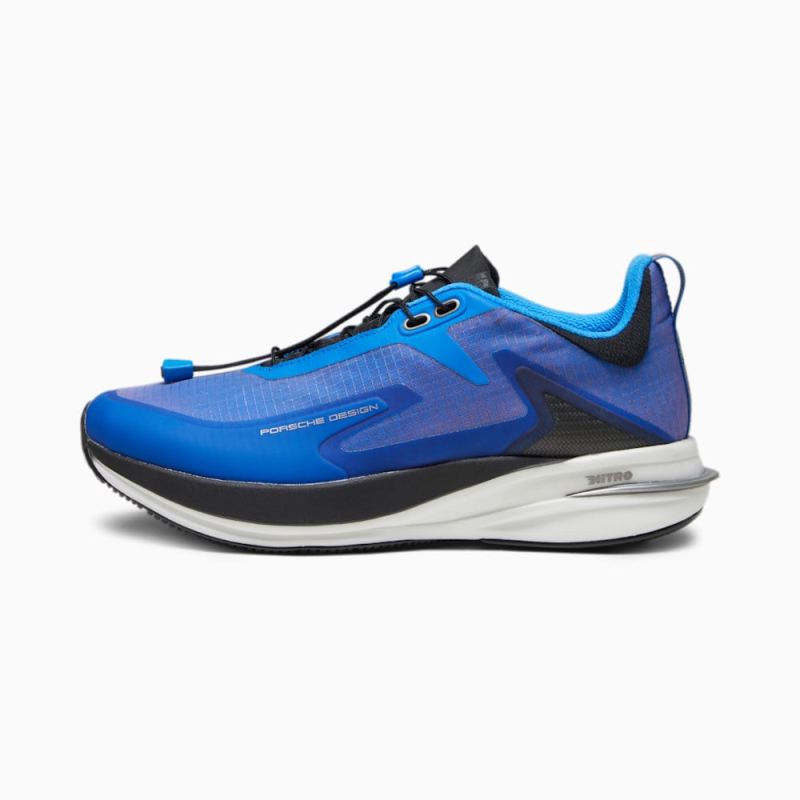 Puma | Men's Porsche Design NITRO Runner II Running Shoes - Ultra Blue-Jet Black