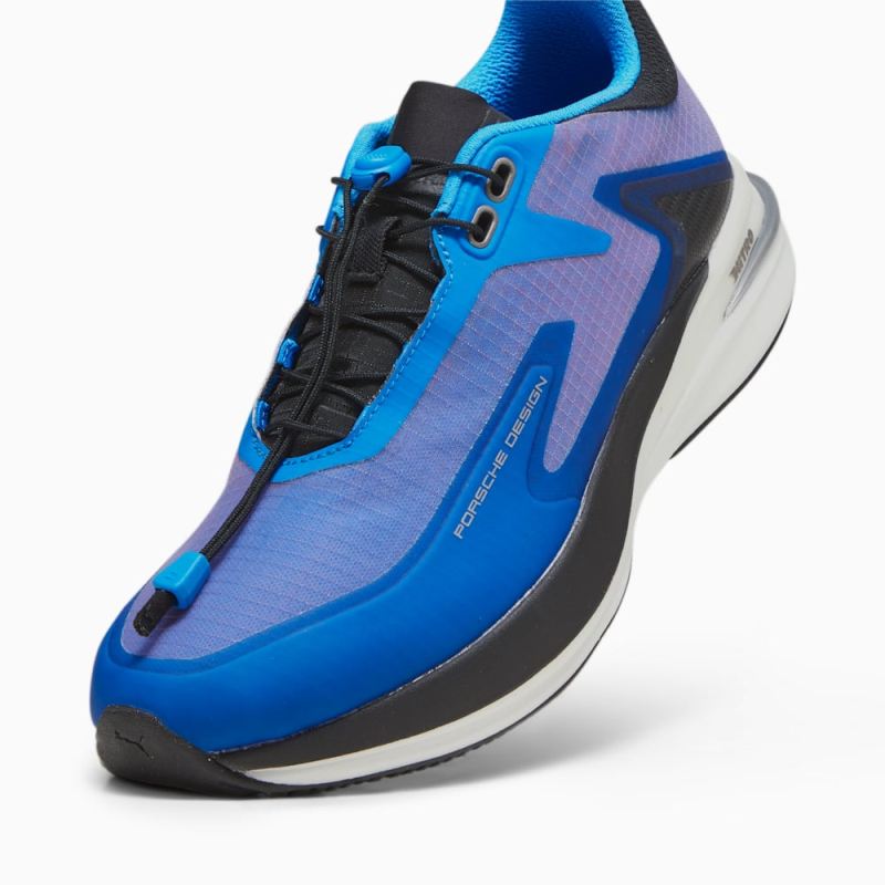 Puma | Men's Porsche Design NITRO Runner II Running Shoes - Ultra Blue-Jet Black