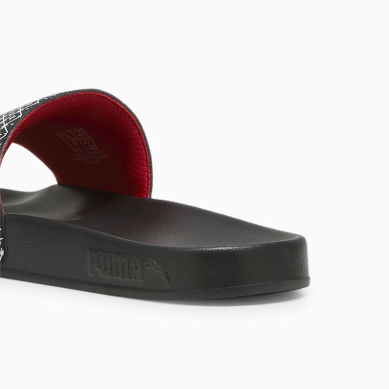 Puma | Men's x F1 Leadcat 2.0 Slides - Black-Pop Red