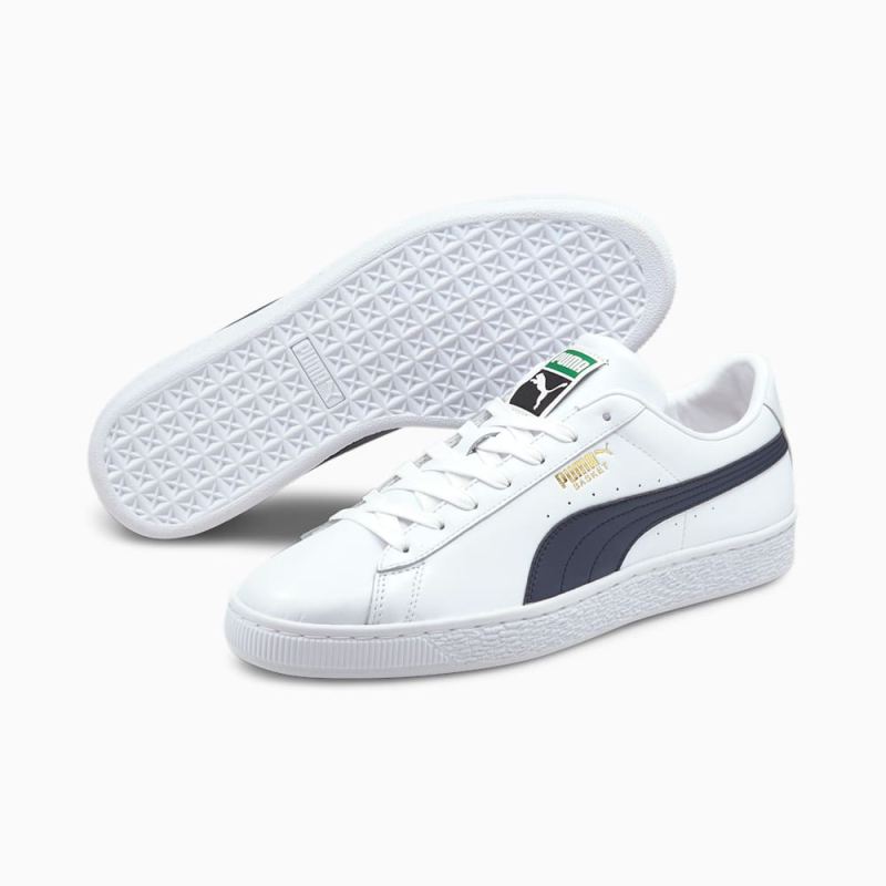 Puma | Men's Basket Classic XXI Sneakers - White-Peacoat