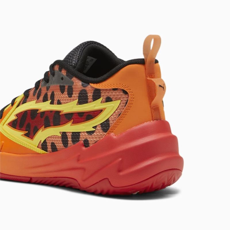 Puma | Men's HOOPS x CHEETOS Scoot Zeros Basketball Shoes - For All Time Red-Rickie Orange-Yellow Blaze-Black