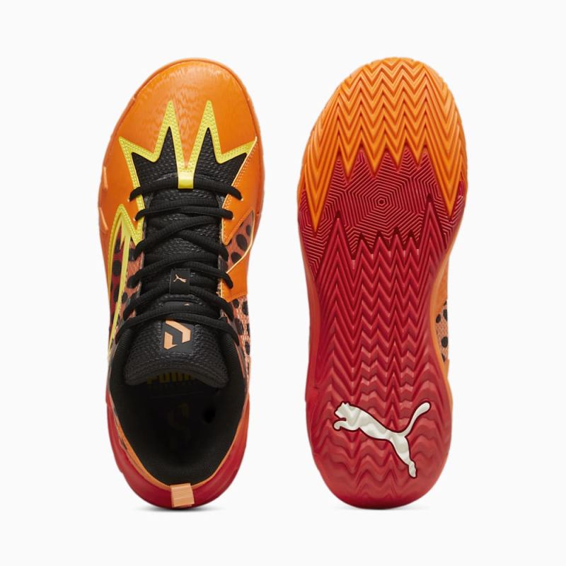 Puma | Men's HOOPS x CHEETOS Scoot Zeros Basketball Shoes - For All Time Red-Rickie Orange-Yellow Blaze-Black