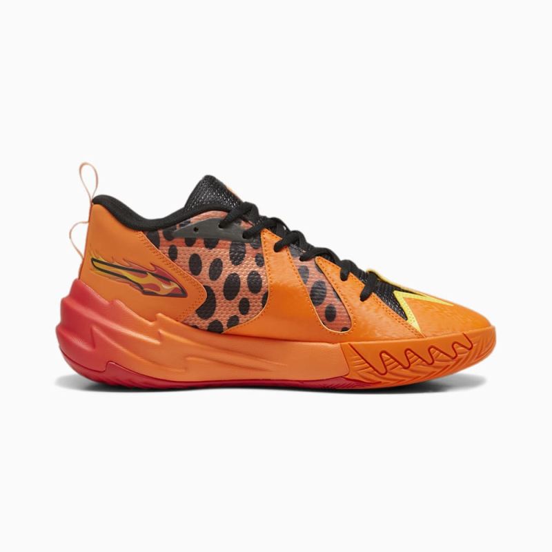 Puma | Men's HOOPS x CHEETOS Scoot Zeros Basketball Shoes - For All Time Red-Rickie Orange-Yellow Blaze-Black