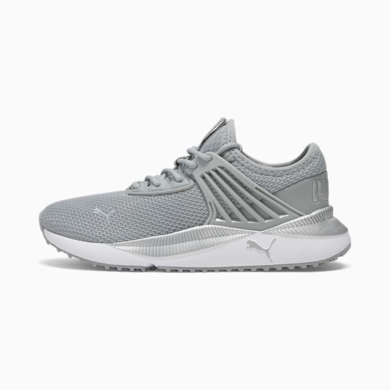 Puma | Women's Pacer Future Sneakers - Cool Mid Gray-Cool Mid Gray-Silver