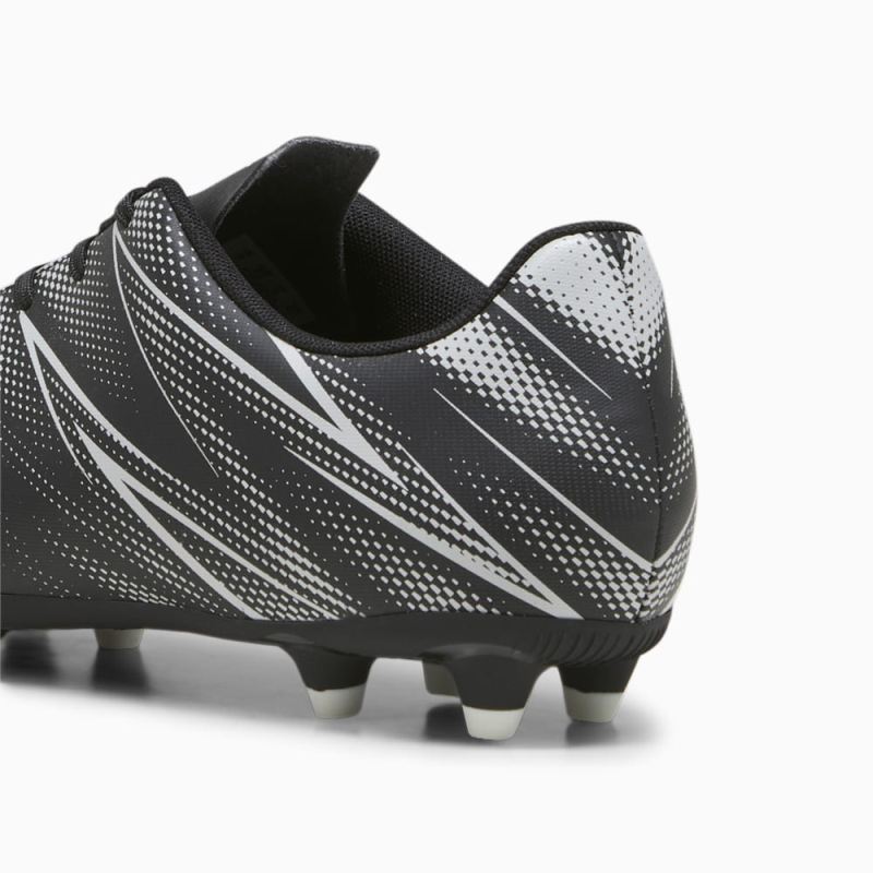 Puma | Men's ATTACANTO FG/AG Soccer Cleats - Black-Silver Mist