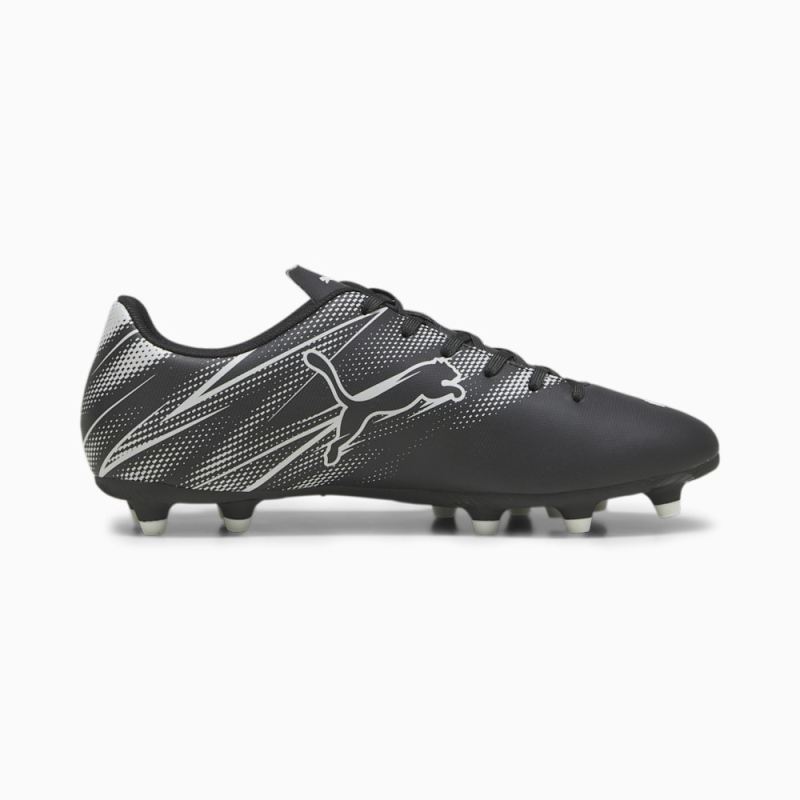 Puma | Men's ATTACANTO FG/AG Soccer Cleats - Black-Silver Mist