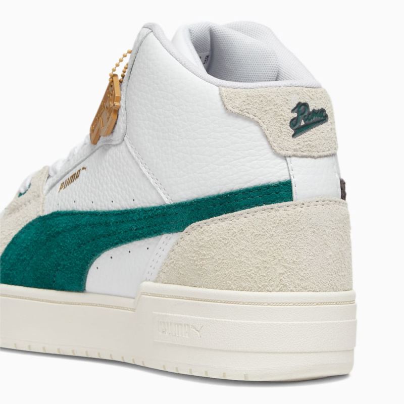 Puma | Men's CA Pro NYC Sneakers - White-Malachite-Dark Coal