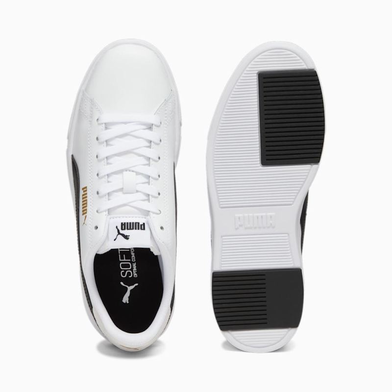 Puma | Women's Serve Pro Lite Sneakers - White-Black-Team Gold