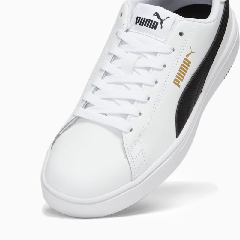 Puma | Women's Serve Pro Lite Sneakers - White-Black-Team Gold