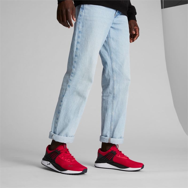 Puma | Men's Pacer Future Sneakers - High Risk Red-Black-Ebony