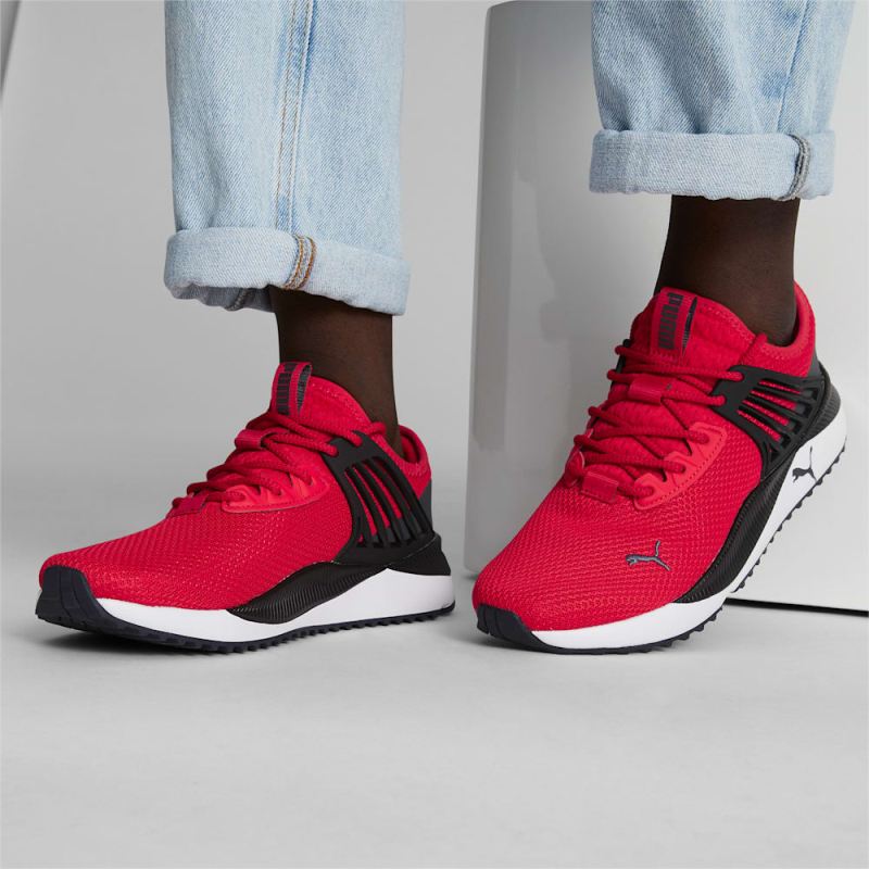 Puma | Men's Pacer Future Sneakers - High Risk Red-Black-Ebony