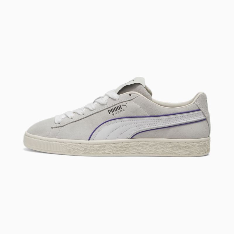 Puma | Men's x LAUREN LONDON Suede Sneakers - White-White