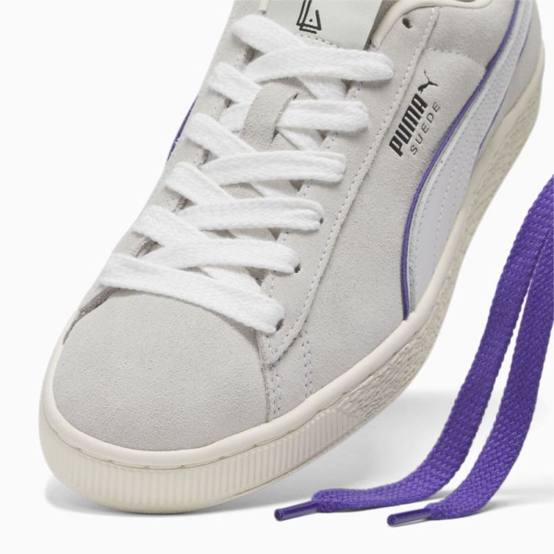 Puma | Men's x LAUREN LONDON Suede Sneakers - White-White