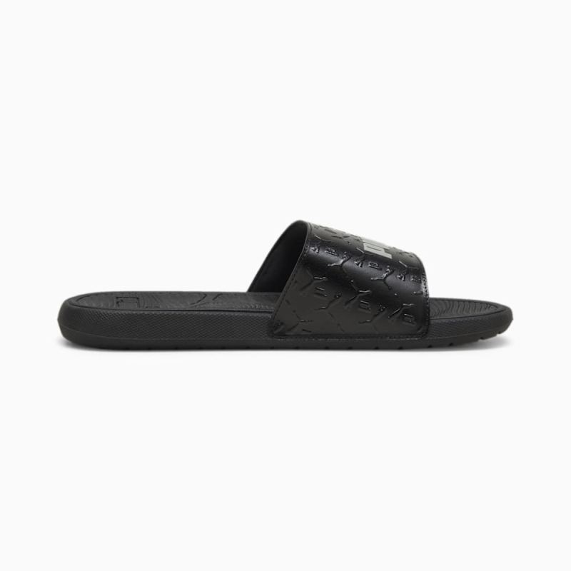 Puma | Men's Cool Cat 2.0 Superlogo Sandals - Black-Smokey Gray