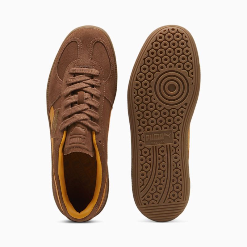 Puma | Men's Palermo Sneakers - Brown Mushroom-Ginger Tea