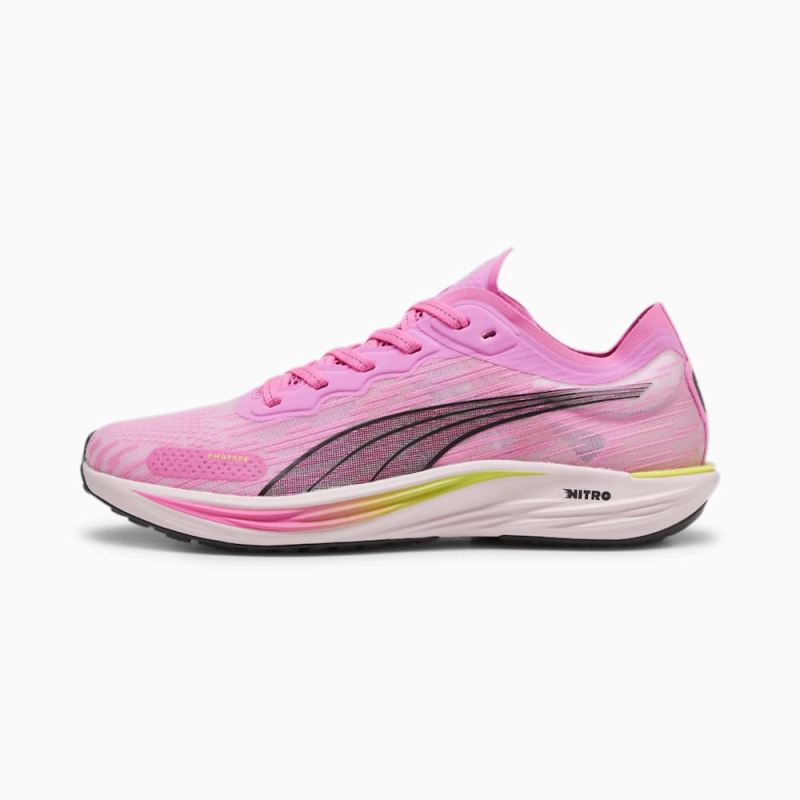 Puma | Women's Liberate NITRO 2 Running Shoes - Poison Pink-Whisp Of Pink-Black - Click Image to Close