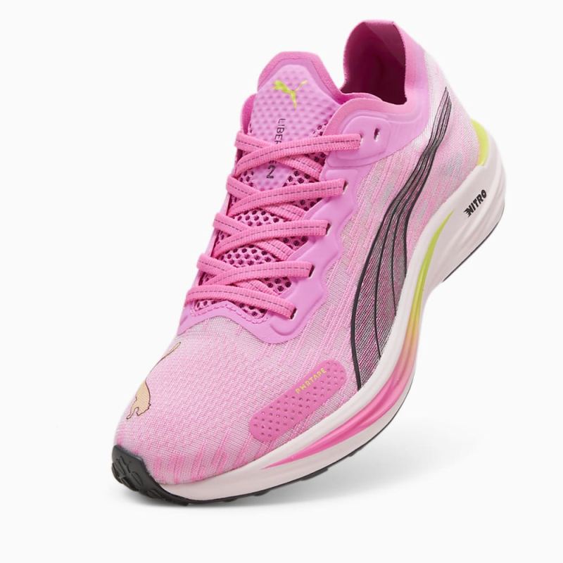 Puma | Women's Liberate NITRO 2 Running Shoes - Poison Pink-Whisp Of Pink-Black