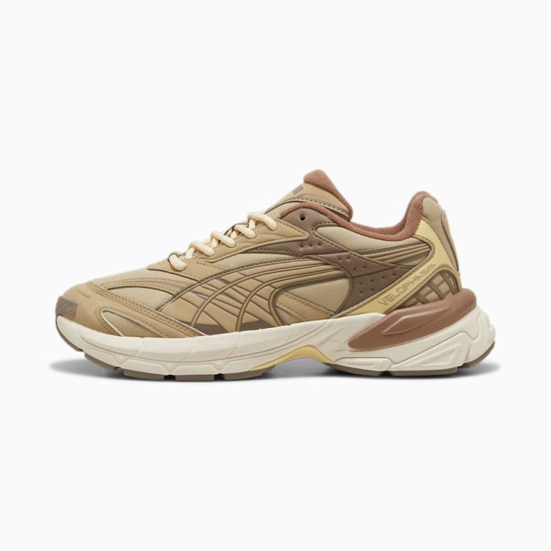 Puma | Men's Velophasis Earth Sneakers - Prairie Tan-Chamomile