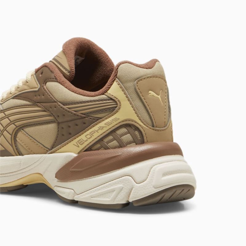 Puma | Men's Velophasis Earth Sneakers - Prairie Tan-Chamomile