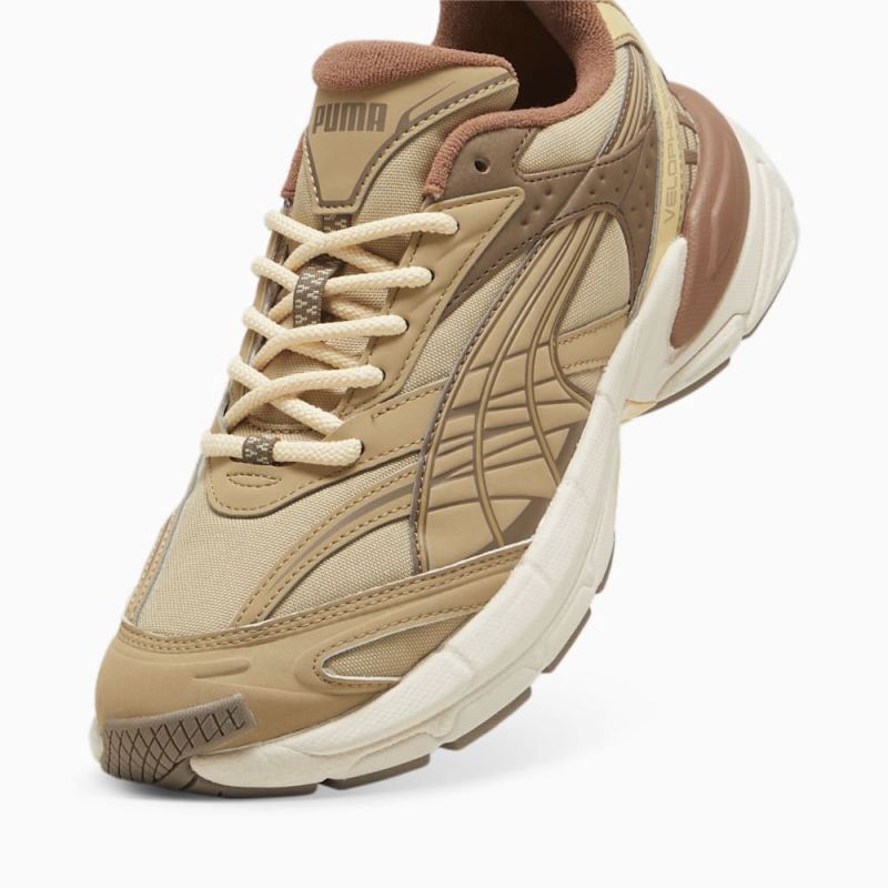 Puma | Men's Velophasis Earth Sneakers - Prairie Tan-Chamomile