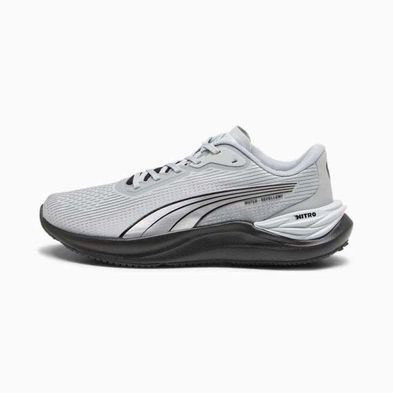 Puma | Women's Electrify NITRO 3 WTR Running Shoes - Cool Dark Gray-Black-Silver