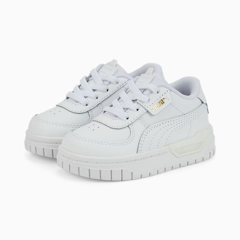 Puma | Girls Cali Dream Leather Toddlers Shoes - White