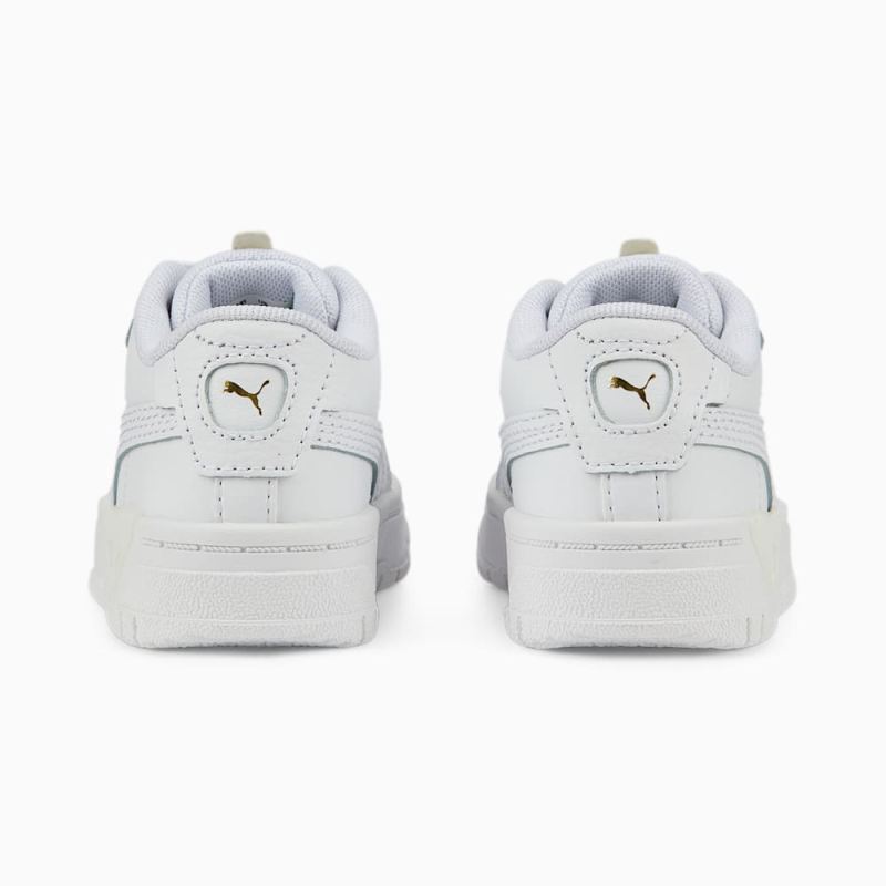 Puma | Girls Cali Dream Leather Toddlers Shoes - White