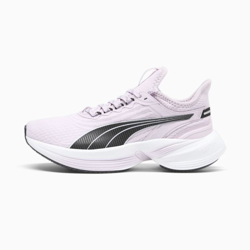 Puma | Women's Conduct Pro Running Shoe - Grape Mist-White-Black - Click Image to Close