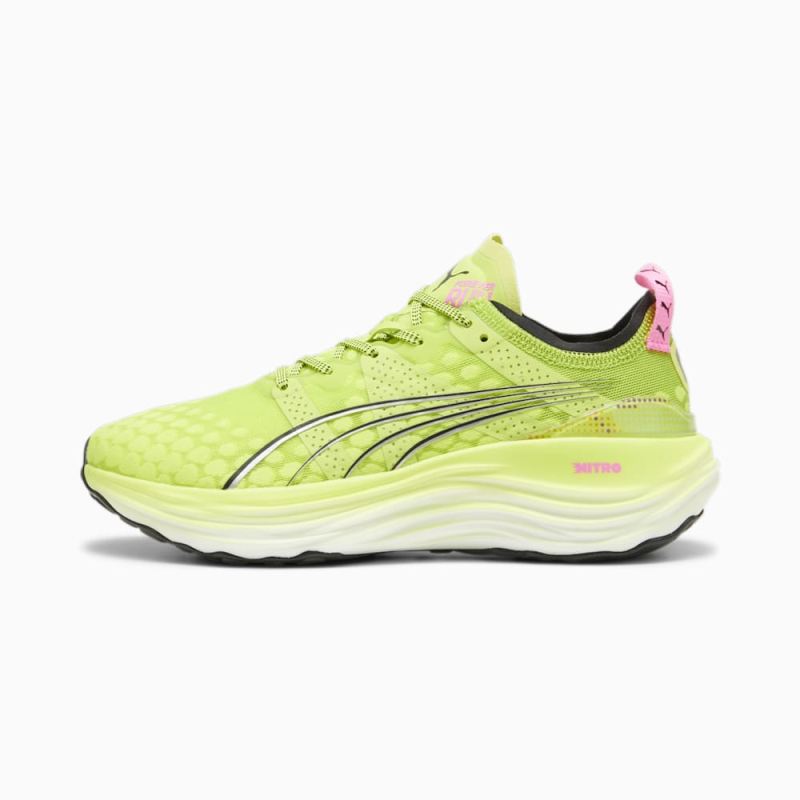 Puma | Women's ForeverRun NITRO Running Shoes - Lime Pow-Electric Lime-Black