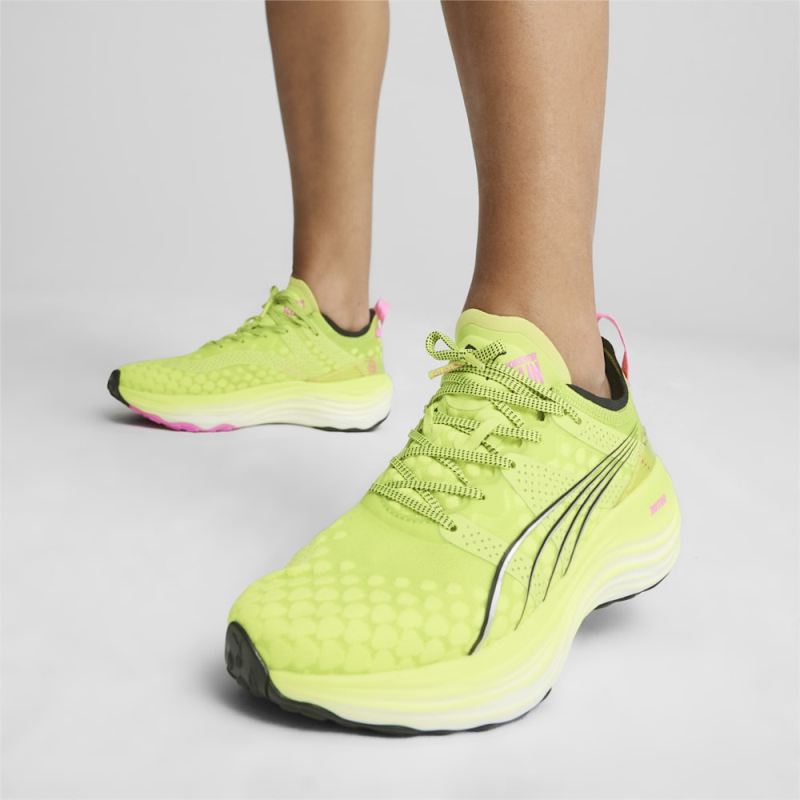 Puma | Women's ForeverRun NITRO Running Shoes - Lime Pow-Electric Lime-Black