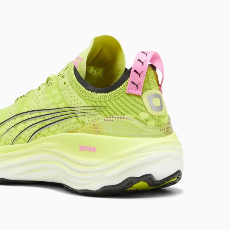 Puma | Women's ForeverRun NITRO Running Shoes - Lime Pow-Electric Lime-Black