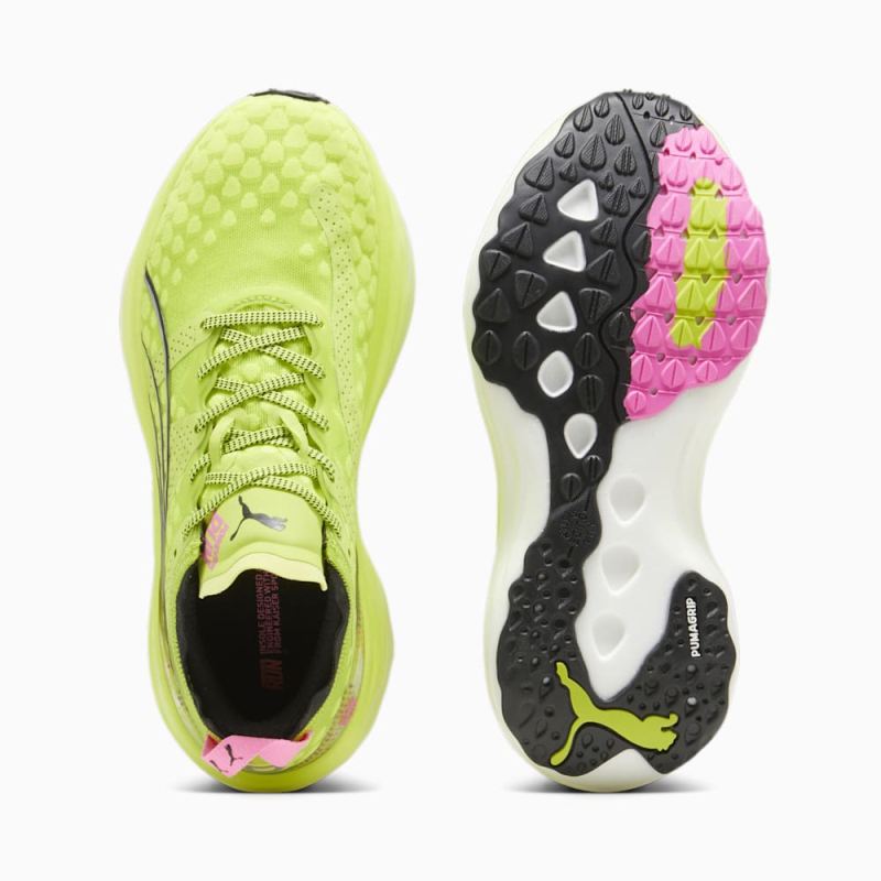 Puma | Women's ForeverRun NITRO Running Shoes - Lime Pow-Electric Lime-Black