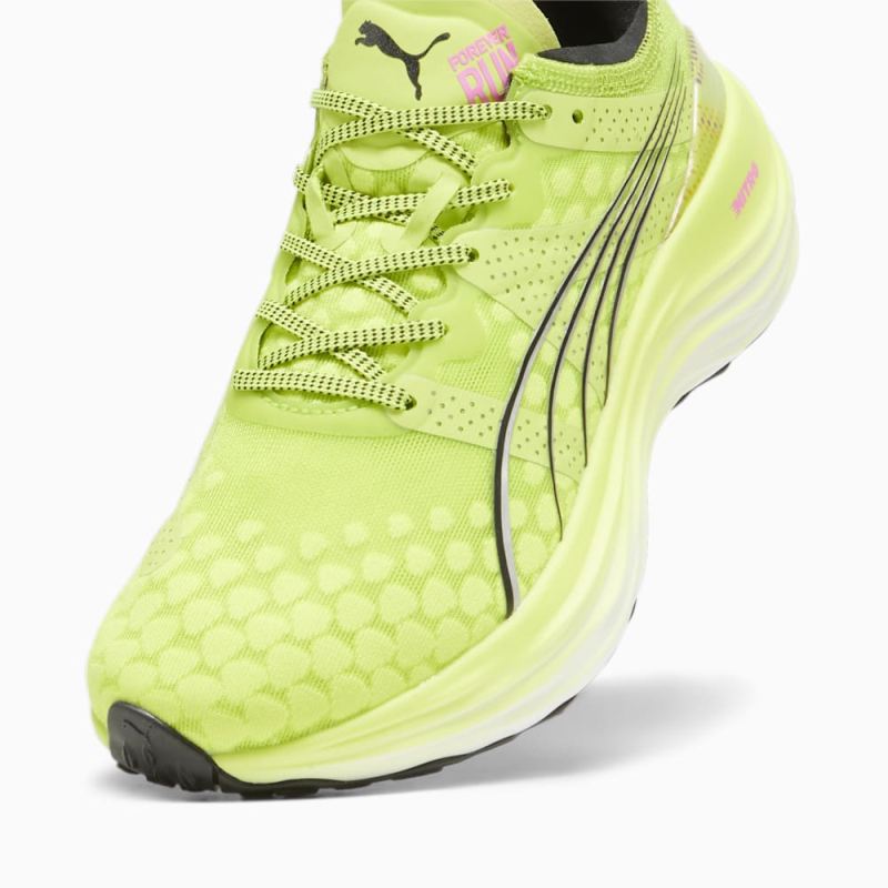 Puma | Women's ForeverRun NITRO Running Shoes - Lime Pow-Electric Lime-Black