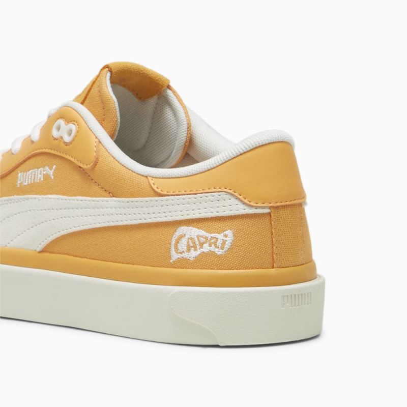 Puma | Men's Capri Royale Sneakers - Clementine-Frosted Ivory