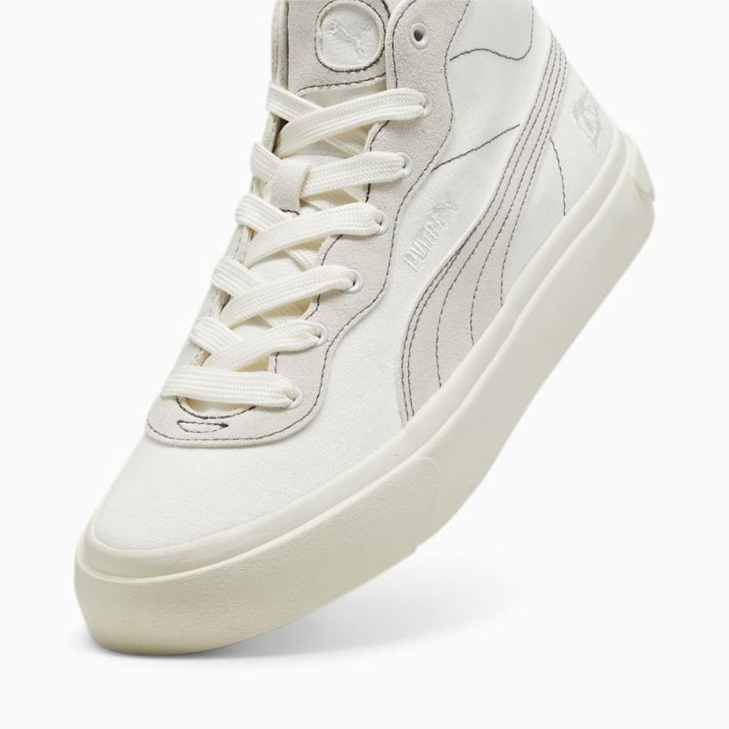 Puma | Men's Capri Royale Mid Boot Sneaker - Warm White-Warm White