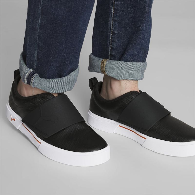 Puma | Men's El Rey II Slip-On Perf L - Black-Chili Powder