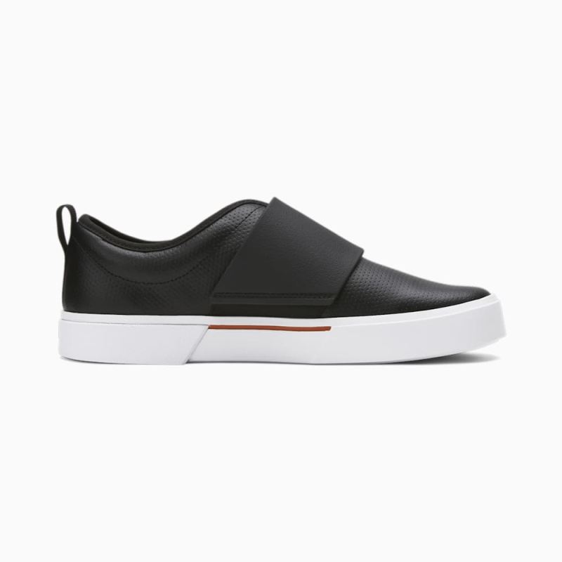 Puma | Men's El Rey II Slip-On Perf L - Black-Chili Powder