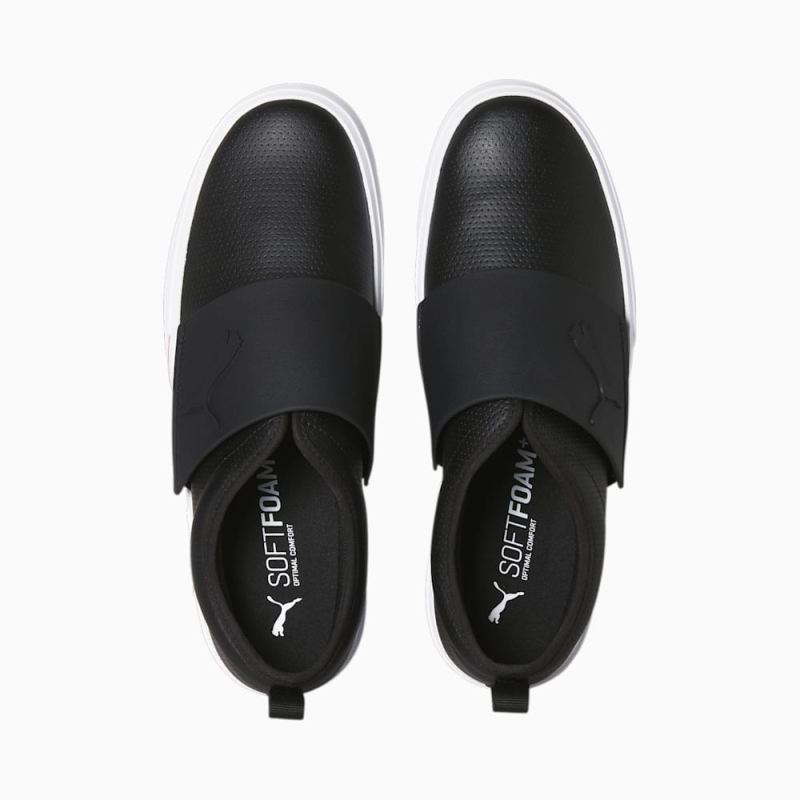 Puma | Men's El Rey II Slip-On Perf L - Black-Chili Powder