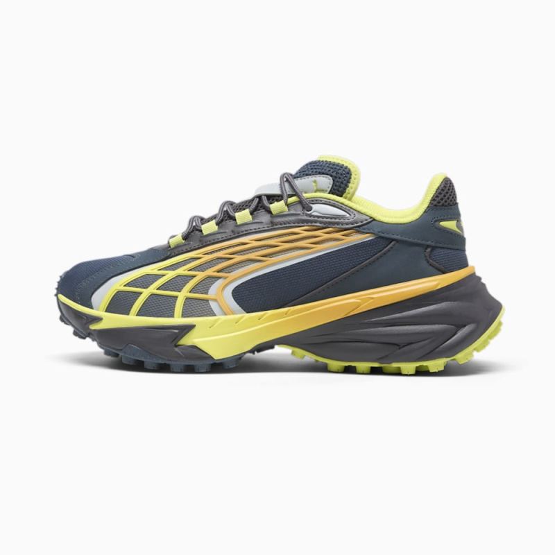 Puma | Men's Spirex Horizon Running Sneakers - Dark Night-Ginger Tea-Olive Oil