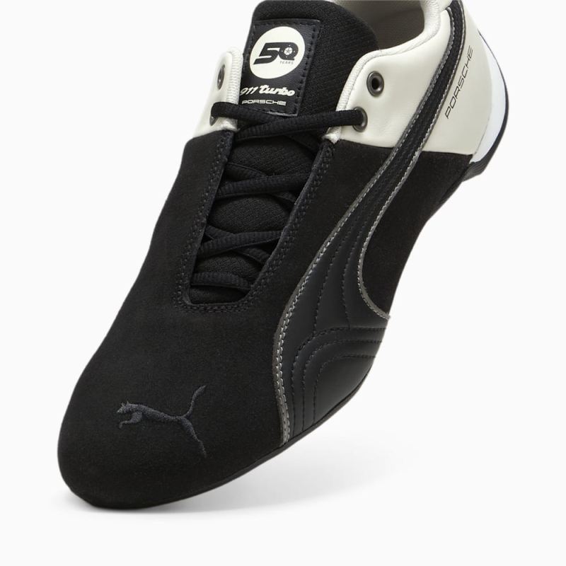 Puma | Men's Porsche Legacy Future Cat Motorsport Shoes - Black-Alpine Snow